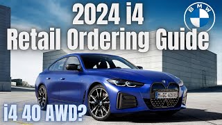 2024 BMW i4 Retail Ordering Guide - edrive40 get AWD?