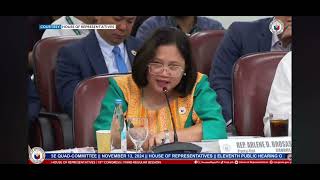 Rep. Arlene D Brosas; Questions: Quad-Committee | House of Representatives Hearing