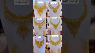 New design Bridal Gold Necklace set #gold #trending #goldnecklace #shorts