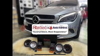 Mercedes CLA shooting brake Singapore X Rebec Audio car speakers upgrade - Sound of Nature