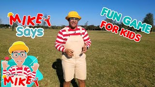 Play Mikey Says | Fun Game For Kids | Spanish Vocabulary| Teaching Kids Spanish | Learn With Mikey