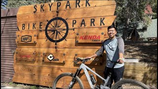 Skypark Bike Park & rock climbing at Santa's Village in Lake Arrowhead, California