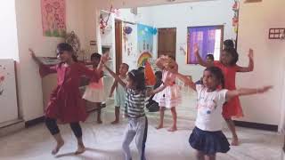 Summer camp kids having their best dance moves !!