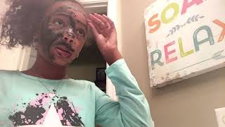 Alani uses charcoal peel mask/ What she does almost made me sick!!