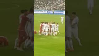 Uzbekistan vs Iran 2023. Red card moment