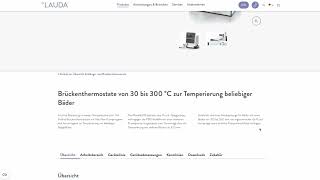 Digital Platform for Leader in Temperature Control | LAUDA DR. R. WOBSER GMBH & CO. KG