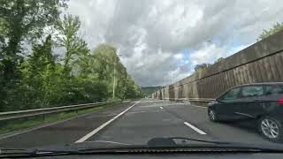 Cardiff to St Margarets church Merthyr Tydfil - driving video Aug 2023