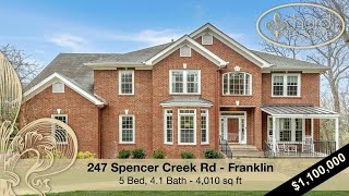 247 Spencer Creek Rd, Franklin, TN 37069