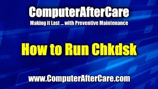 How to Run Chkdsk