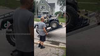 how to load your atv into your truck