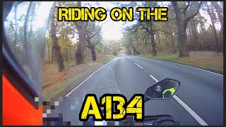 CFMOTO 650MT riding through the A134, with a bit of road rage,,, from me