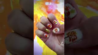 DIY Fall and Winter Nail Art