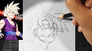 How to draw Gohan's Iconic Moments - Dragon Ball - Step by Step