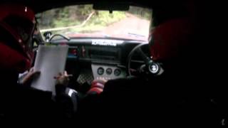 Onboard SS1 - Ross Dunkerton/Lisa Dunkerton - Ford Escort RS1800 - 2012 Brakes Direct IROQ