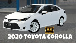 2020 Toyota Corolla Car Mod For Bus Simulator Indonesia | Free Download Now | bussid | 2020 Corolla