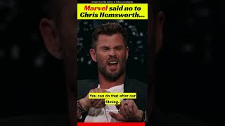 Marvel said no to Chris Hemsworth! 🤣 #shorts #chrishemsworth #trending #viral #viralshorts