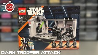 69 Second Review of LEGO Star Wars Dark Trooper Attack! (75324)