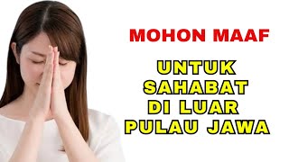 MOHON MAAF! HAL INI DI LUAR KUASA SAYA