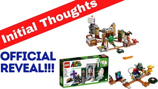 LEGO Super Mario Luigi's Mansion Sets Revealed! LEGO.com Tour and My Initial Thoughts!