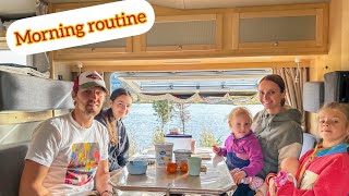 Notre ROUTINE du MATIN en CAMPING CAR en TOUR DU MONDE!