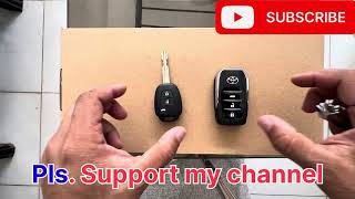 Regular car key to Flip Type car key, DIY. @JTHomeDIY