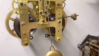 AD369 Seth Thomas 89 clock movement. Overhauled! Split plate back!