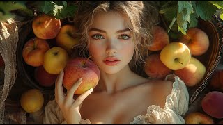 The Apple Queen. Beautiful AI ART , Photography and inspiring Music