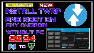 INSTALL TWRP without ROOT and PC  in any Android phone 2024 Latest Method.