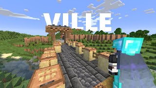 J'ai Construit des MURAILLES INCROYABLES pour ma Ville sur MINECRAFT