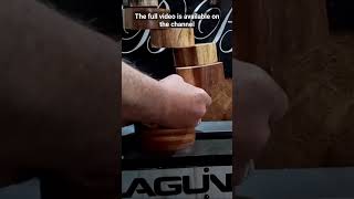 Woodturning a Transforming Helix candle holder