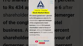 #trending #shorts #stockmarketnews #stockmarket #sharemarket #itc