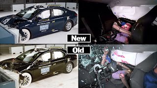 2025 Toyota Camry vs 2023-2024 Toyota Camry – Moderate Overlap Crash Test