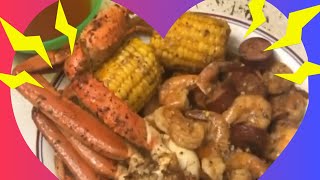 Seafood boil in a bag