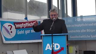 Kundgebung der AfD Rheinland-Pfalz in Idar-Oberstein am 15.01.2022 (Bernd Schattner, MdB)