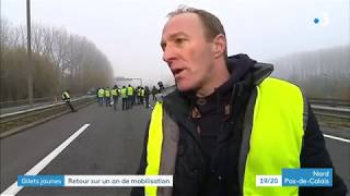 Rétrospective Gilet Jaune dans le Nord Pas-de-Calais