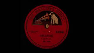 Musik Indonesia 1930-an - Malaise - Penyanyi S Abdullah - His Master's Voice - London