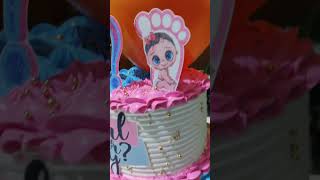 Boy or Girl  gender reveal Cake