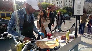 How to Make a Crêpe (on the streets of Paris)