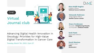 Advancing Digital Health Innovation in Oncology