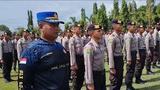 GLADI UPACARA PENUTUPAN PENDIDIKAN BINTARA POLRI TA. 2022,, ANG. 48 SPN POLDA SULTENG