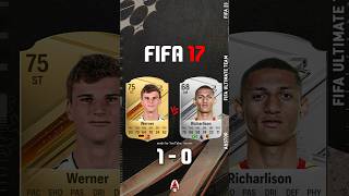 Werner VS Richarlison FIFA EVOLUTION #eafc24 #fifa #football #shorts #austor