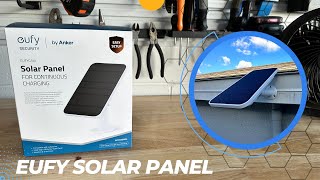 Installing Eufy Solar Panel