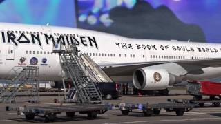 Ed Force One + Iron Maiden Live footage -- The Book of Souls World tour