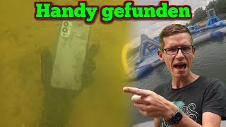 Handy und Schmuck im See gefunden! Tauchfund und Überraschung an Land - funktioniert das Handy noch?