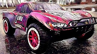 REMO HOBBY  9EMO  4WD Brushless   ТЕСТ скорости в дождь