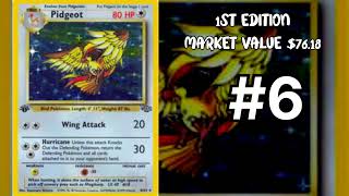 TOP 10 🌴JUNGLE🌴SET POKEMON CARDS!! (UNGRADED)