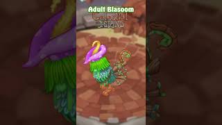 Adult Blasoom on Celestial Island - #msm #mysingingmonsters #shorts