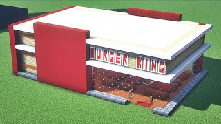 How To Build Burger King - Minecraft Tutorial