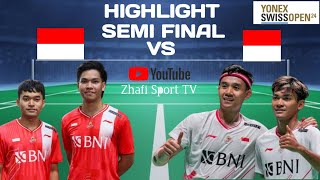 Leo/daniel gak ada kemajuan? ~ BAGAS/M. SOHIBUL FIKRI MELAJU KE FINAL. YONEX SWISS OPEN 2024