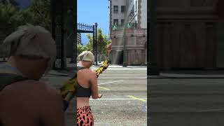 LOS SANTOS CRAZY GIRL MOMENT! GTA 5 #shorts